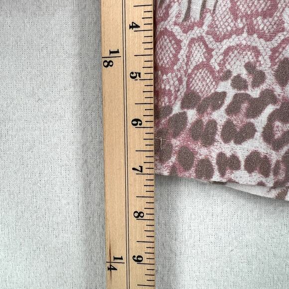 JOHNNY WAS Jayla Linen Animal Print Short Womens Medium High Rise Pull On Pleat - Picture 15 of 16